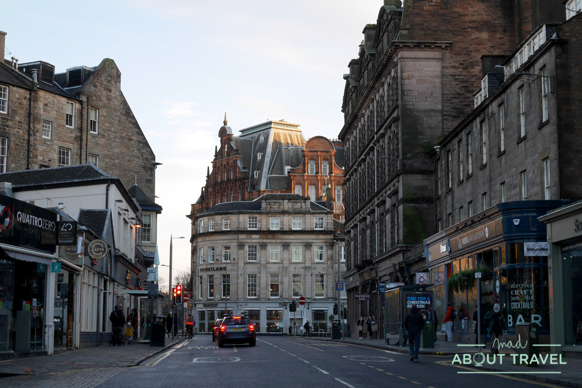 ciudad nueva de Edimburgo y hotel caledonian