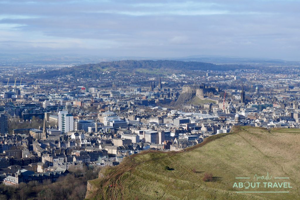 Vistas de Edimburgo desde Arthur's Seat