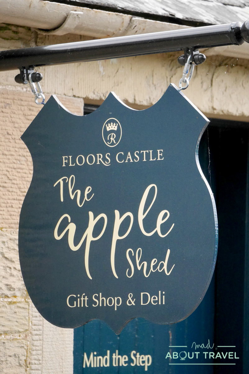 tiendas en el castillo de Floors, Escocia