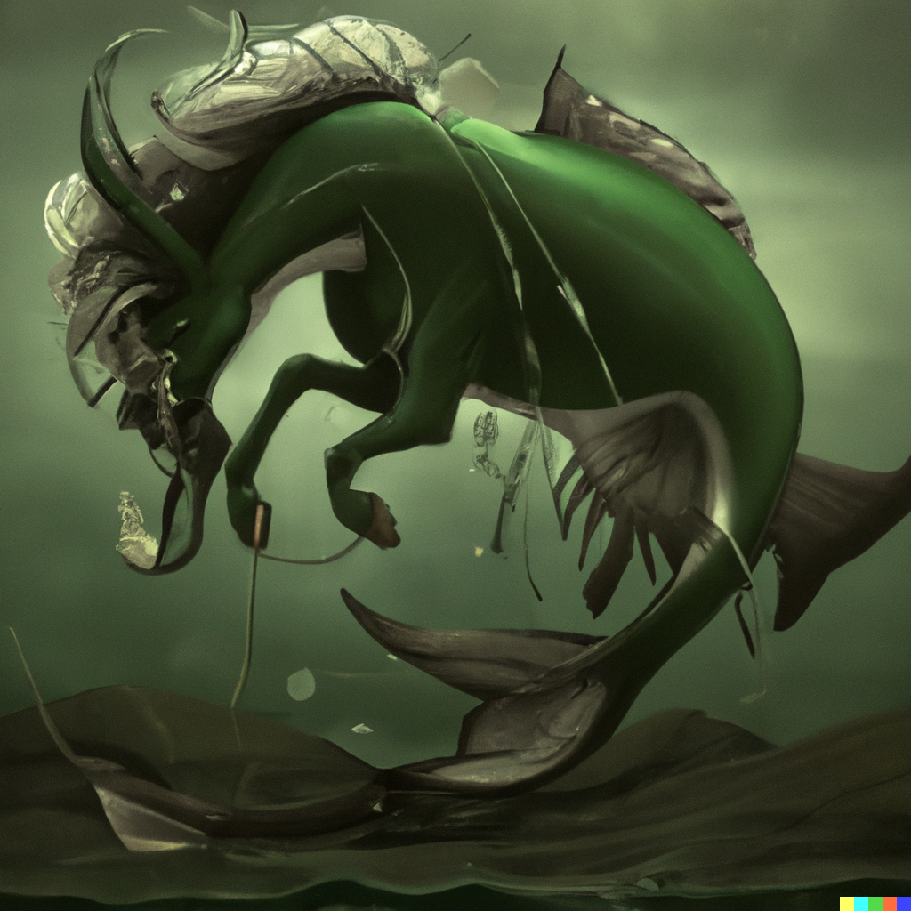 Imagen de un Kelpie generada con Inteligencia Artificial
