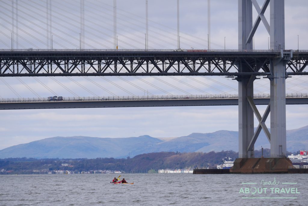 Forth Road Bridge en South Queensferry