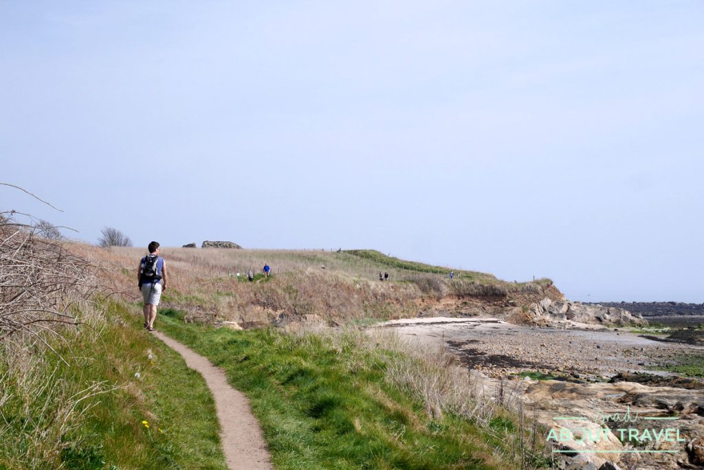 sendero del fife coastal path en escocia