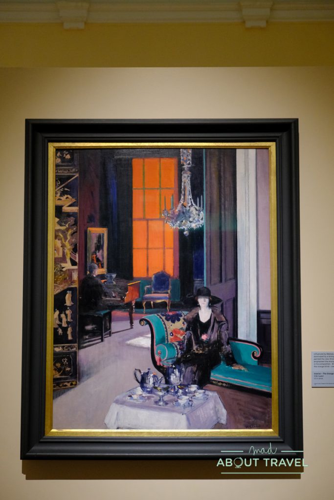The Orange Blind, cuadro en el Museo de Kelvingrove en Glasgow