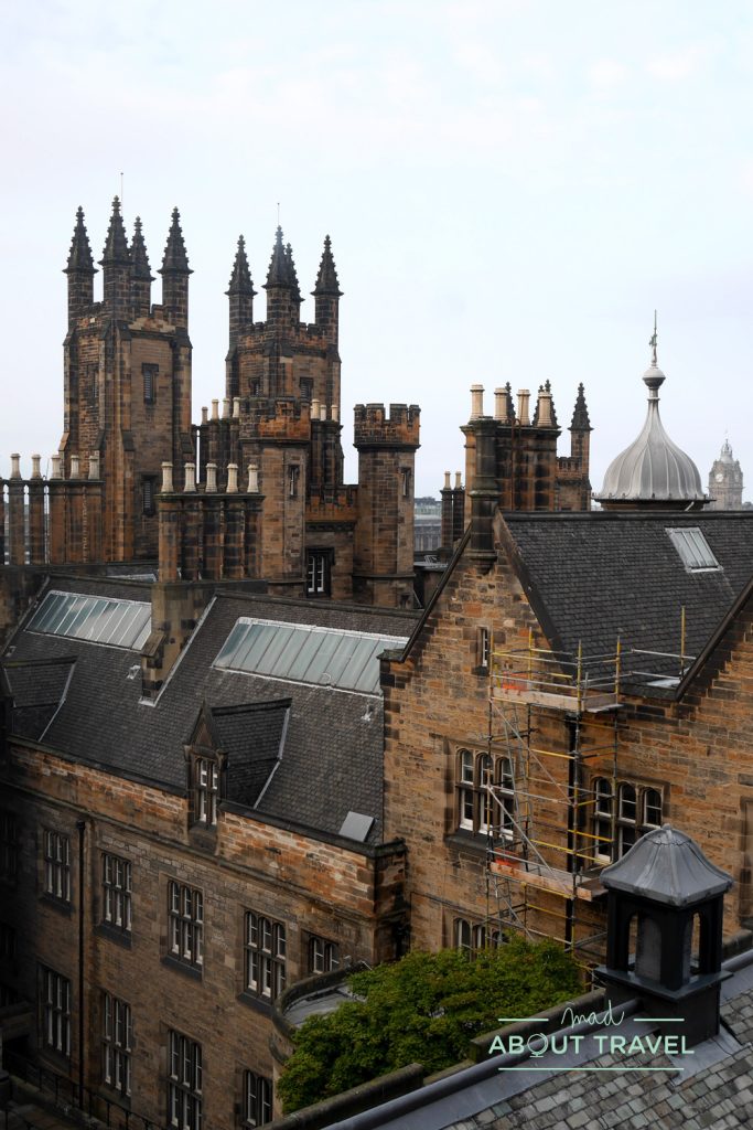 vistas de la old town de Edimburgo desde la camera obscura
