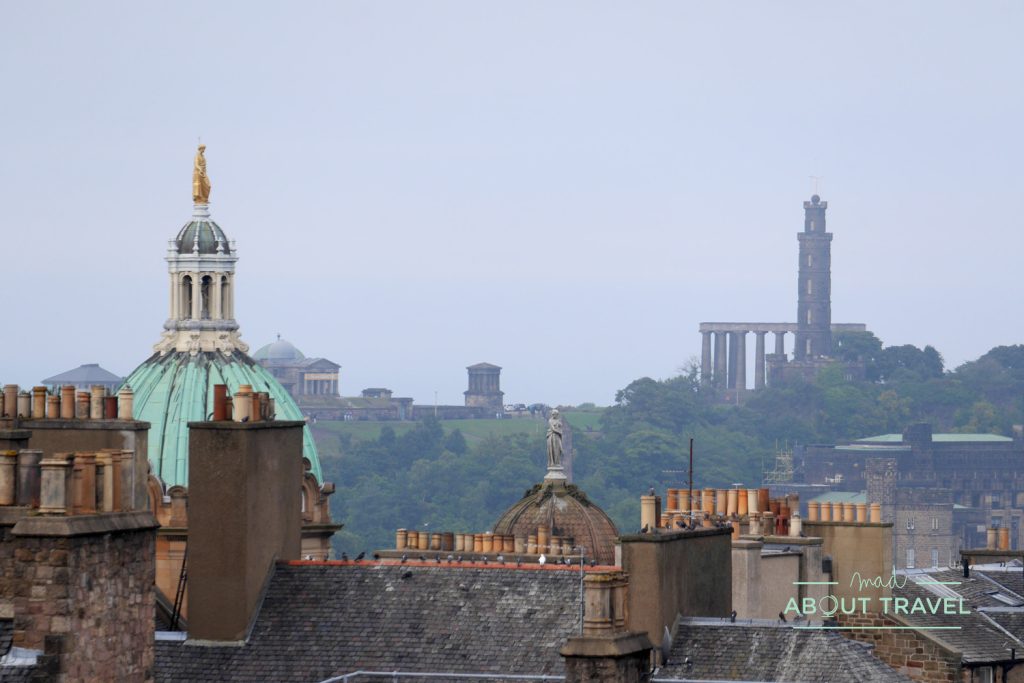 vistas de la old town de Edimburgo desde la camera obscura