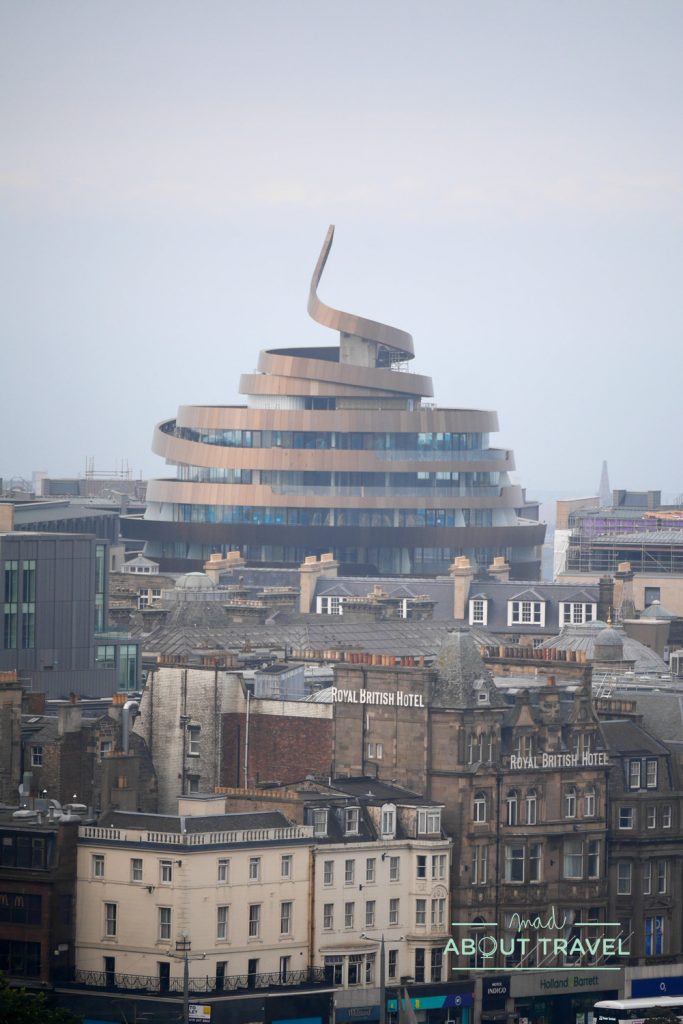 vistas de la old town de Edimburgo desde la camera obscura