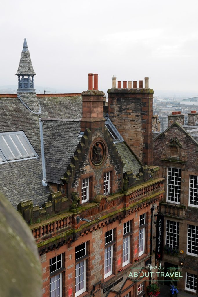 vistas de la old town de Edimburgo desde la camera obscura