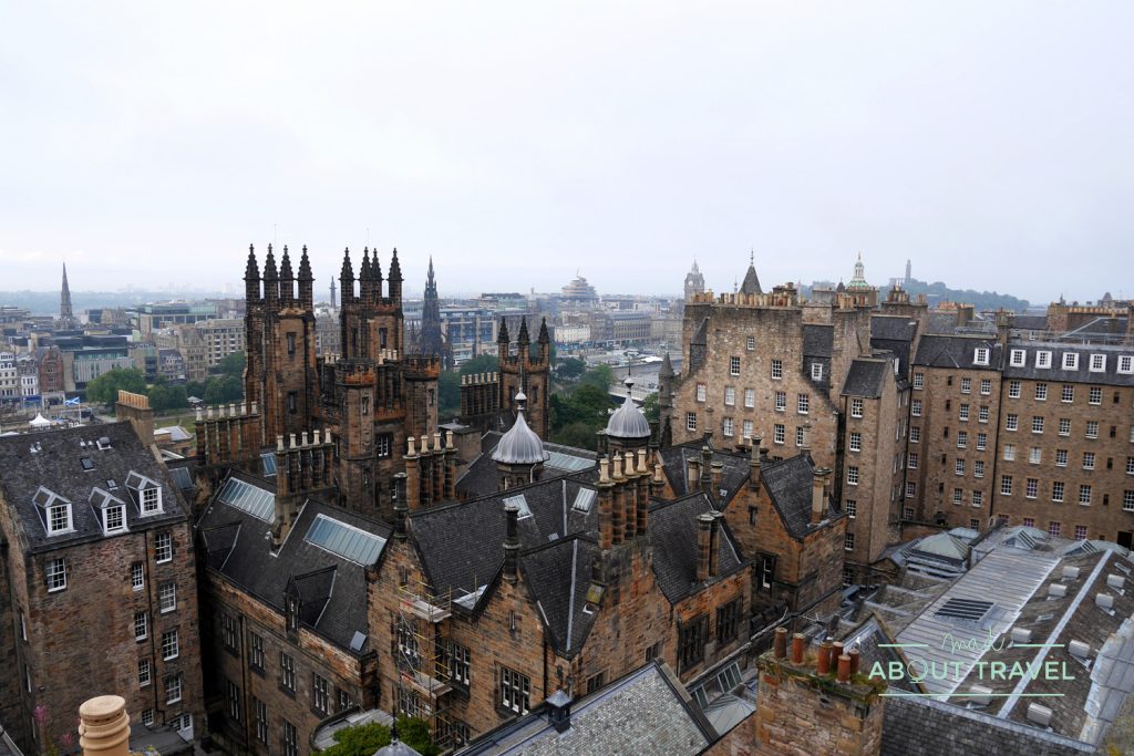 vistas de la old town de Edimburgo desde la camera obscura