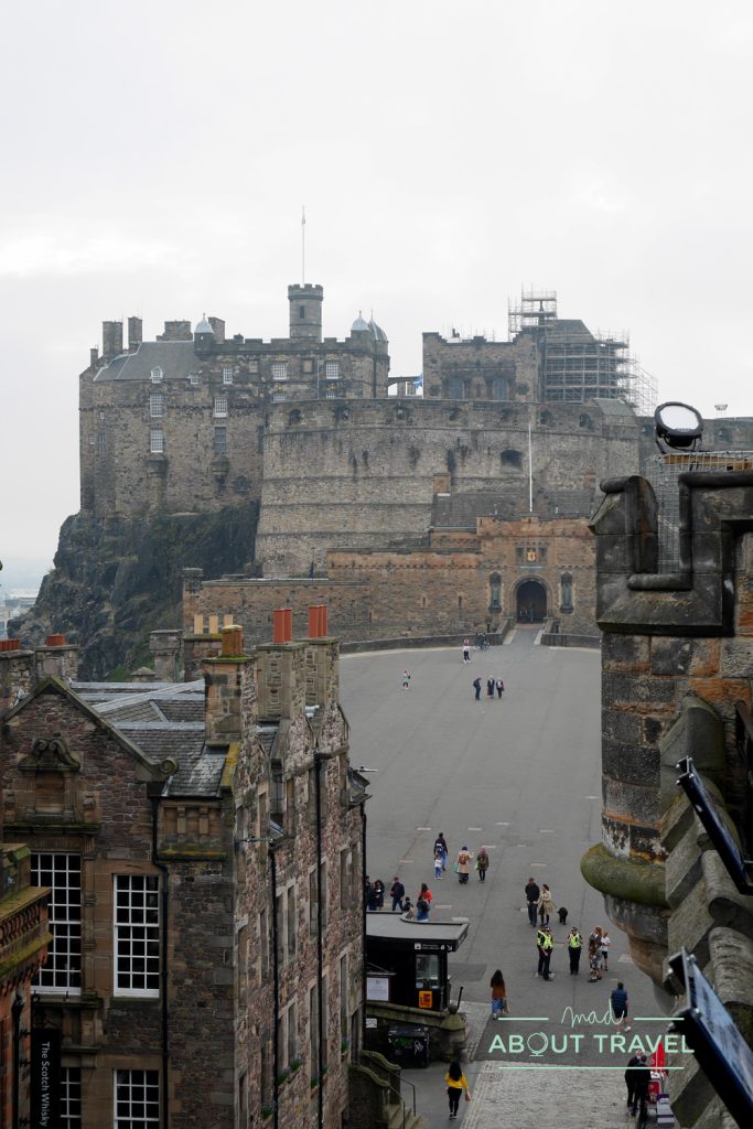 vistas de la old town de Edimburgo desde la camera obscura