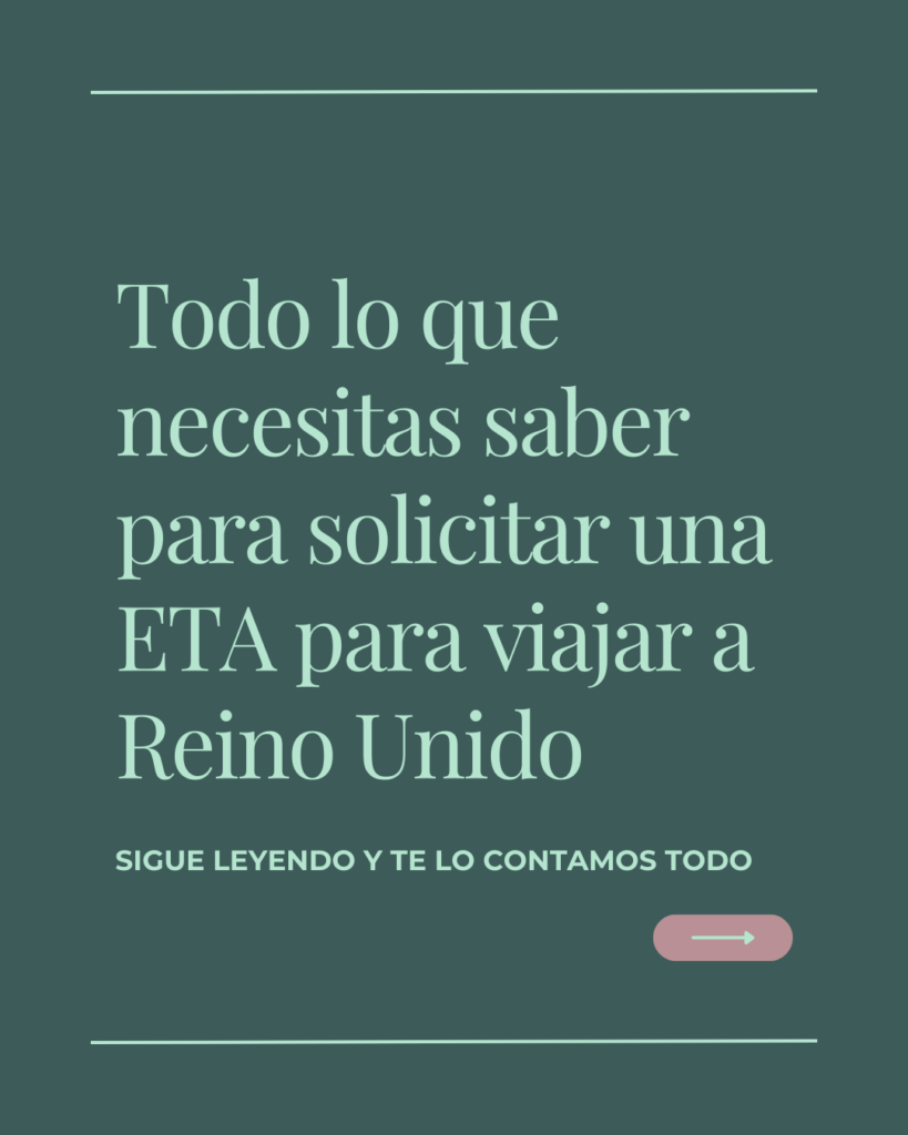 todo lo que necesitas saber para solicitar una ETA para viajar a Reino Unido